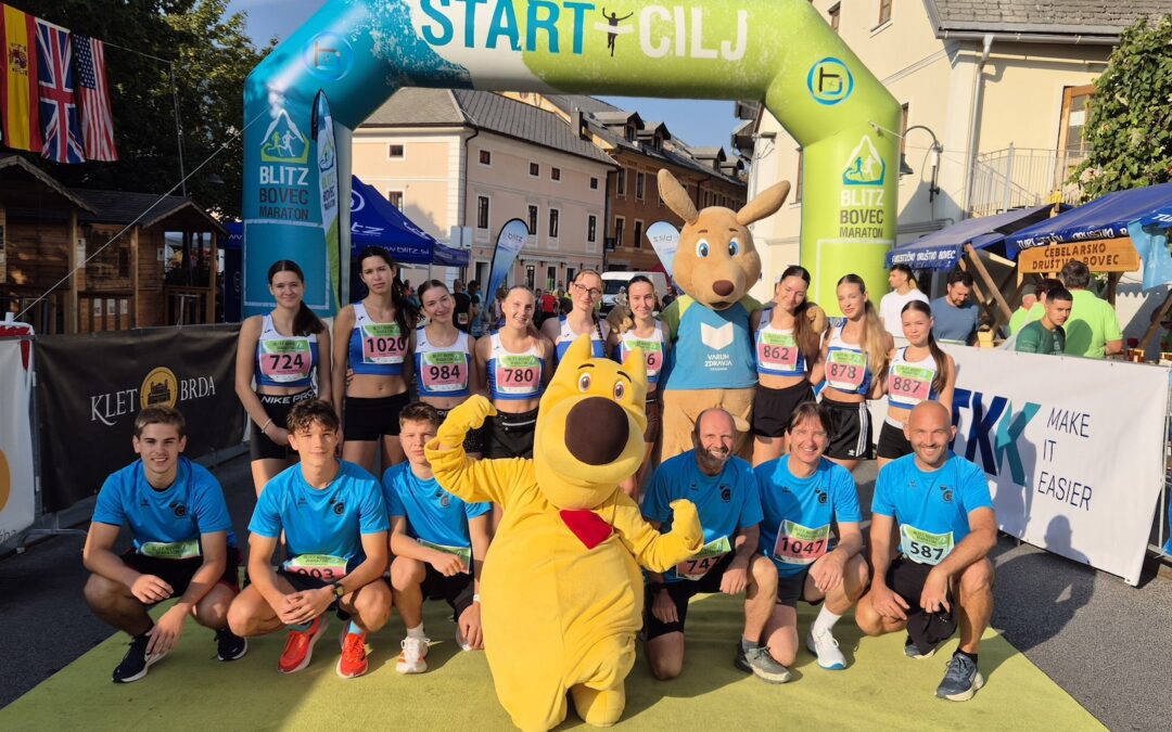 Bravo, ekipa! Uspešno premagana proga na Bovškem Blitz maratonu